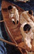 Joaquin Sorolla Canoeing oil painting artist